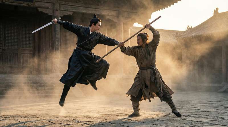 高跟踩踏视频-武侠短片